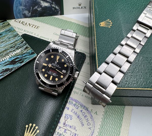 Rolex Sea Dweller Double Red 1665 Full Set d'origine – Image 9