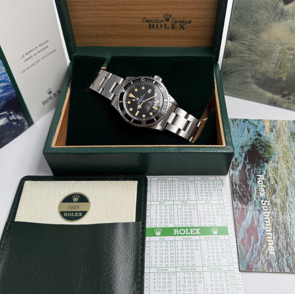 Rolex Sea Dweller Double Red 1665 Full Set d'origine – Image 10