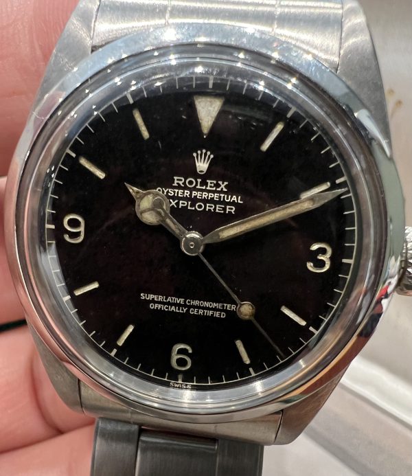 Rolex Explorer Tropical Gilt 1016 – Image 4