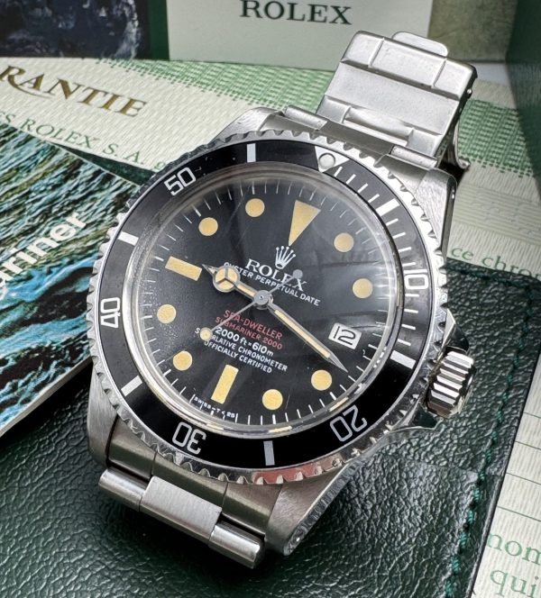 Rolex Sea Dweller Double Red 1665 Full Set d'origine