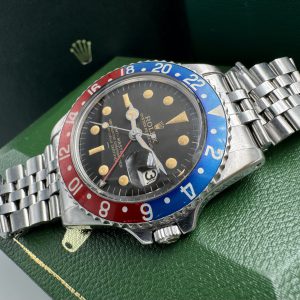 Rolex GMT Master Full Set Tropical Gilt Underline