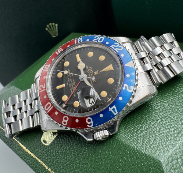 Rolex GMT Master Full Set Tropical Gilt Underline