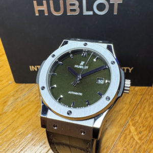 Hublot Classic Fusion Green Full Set